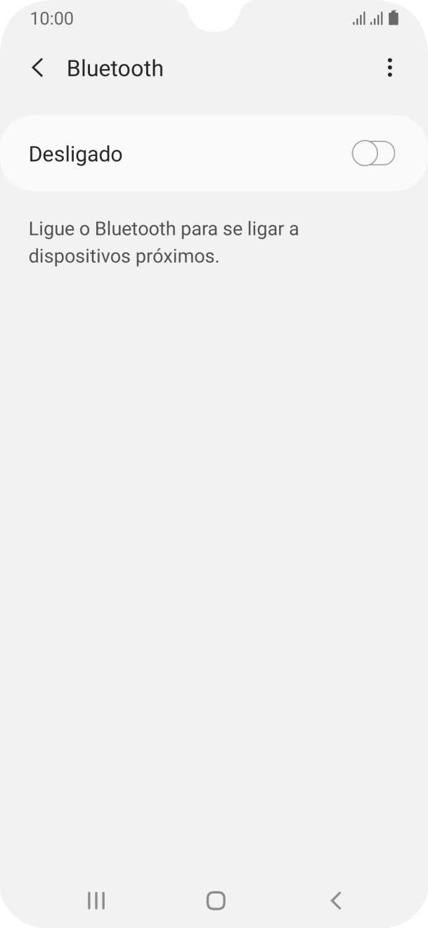 Prima o indicador para ativar a função.