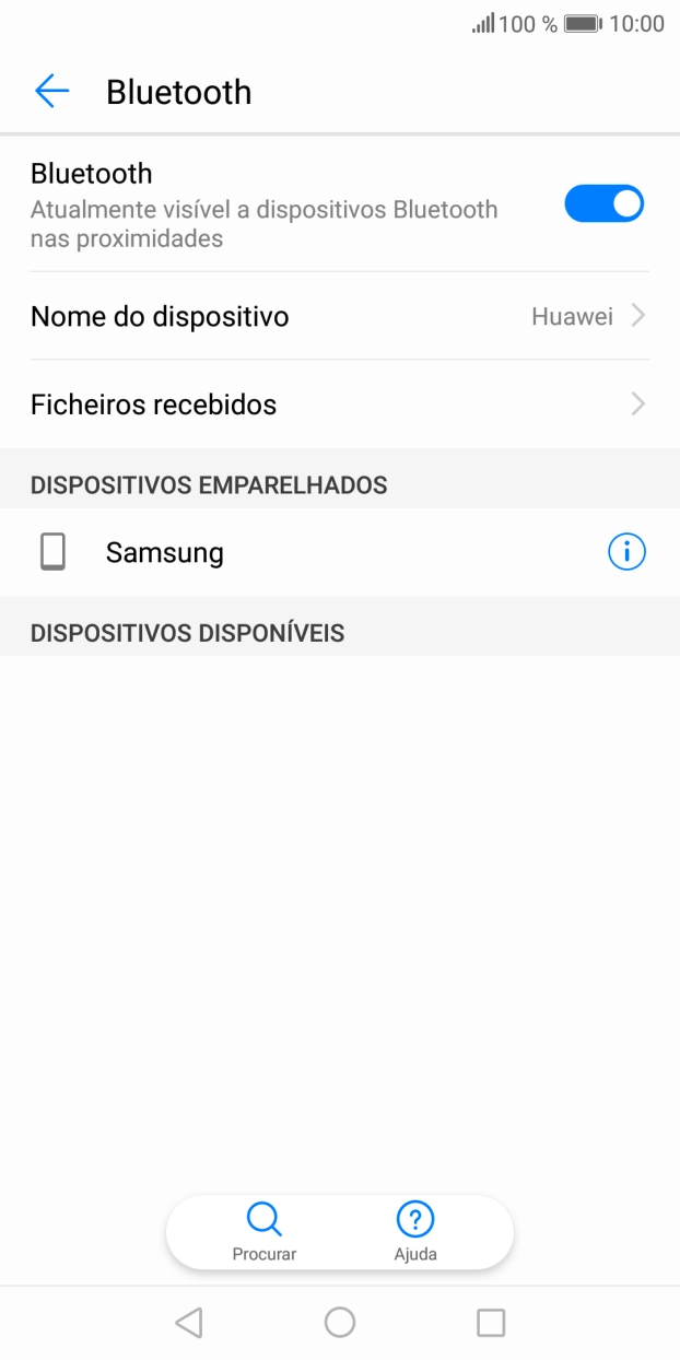 Prima a tecla de início para terminar e voltar ao ecrã inicial.