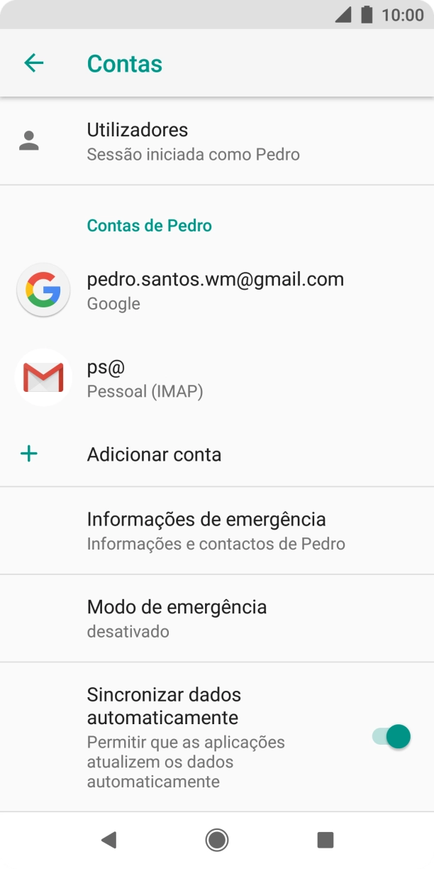 Prima a tecla de início para terminar e voltar ao ecrã inicial.