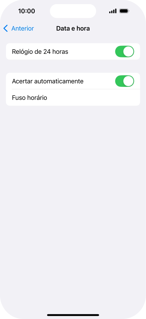 Para voltar ao ecrã inicial, deslize o dedo de baixo para cima a partir da base do ecrã.