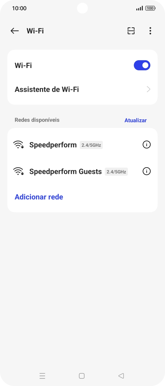 Prima Assistente de Wi-Fi.