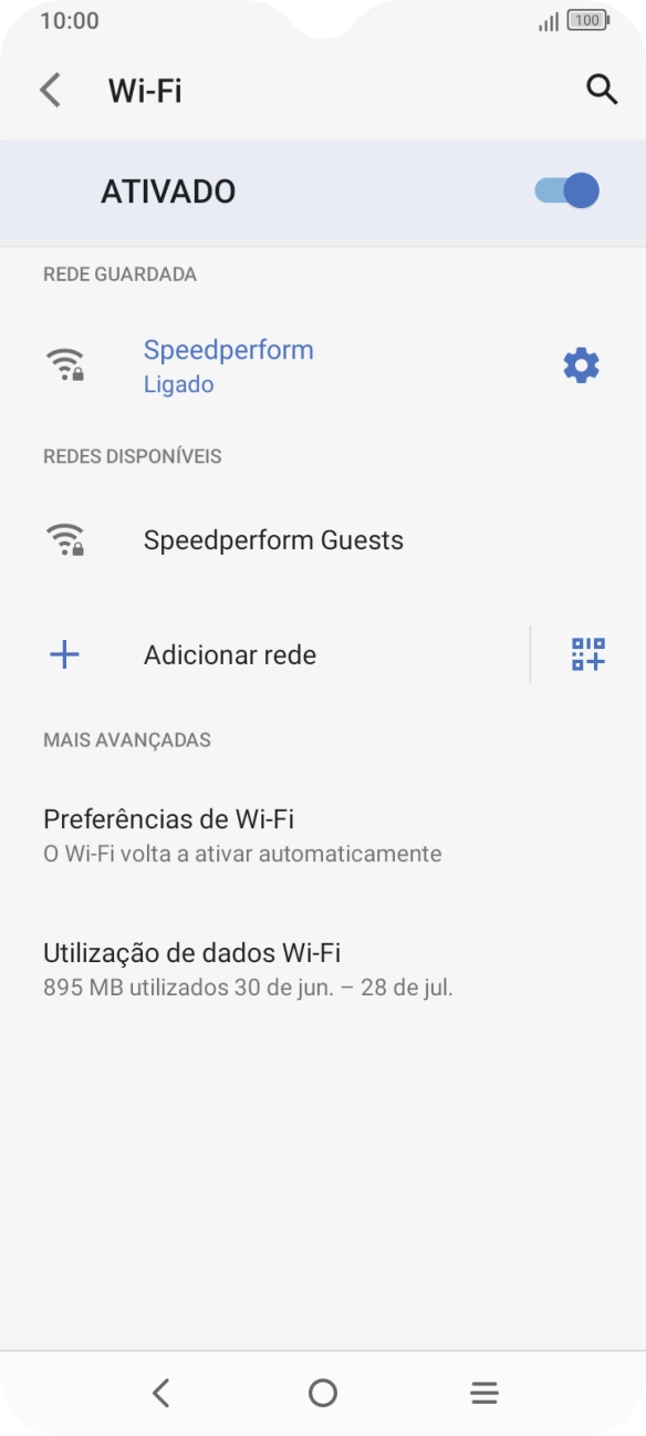 Prima a tecla de início para terminar e voltar ao ecrã inicial.
