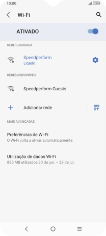 Prima a tecla de início para terminar e voltar ao ecrã inicial.