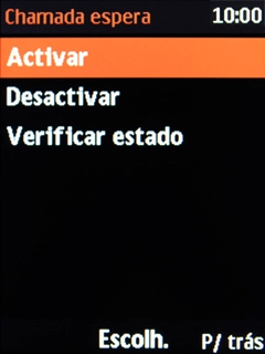 Escolha Activar para ativar a função.