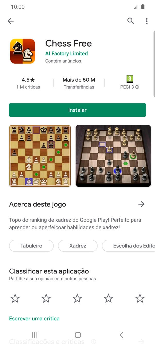 Prima a tecla de início para terminar e voltar ao ecrã inicial.