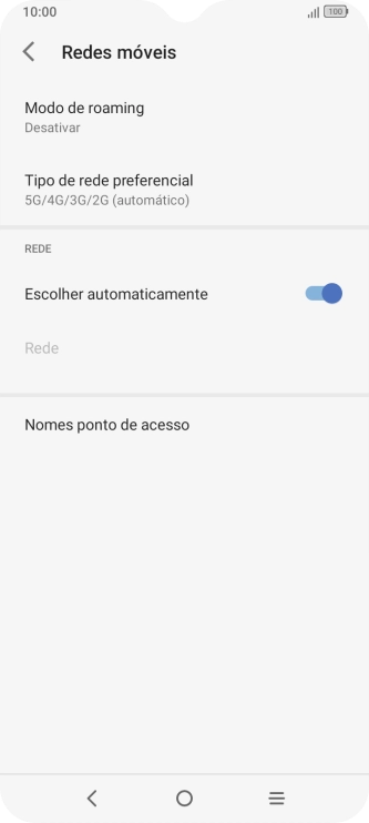 Prima Modo de roaming.