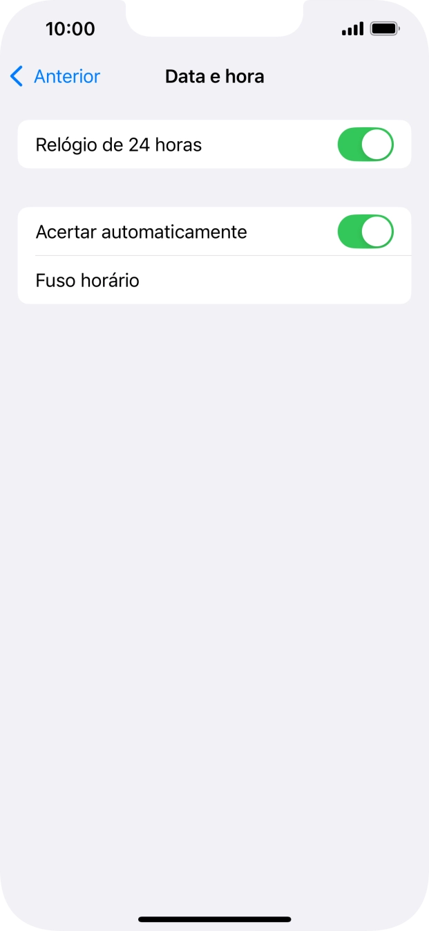 Para voltar ao ecrã inicial, deslize o dedo de baixo para cima a partir da base do ecrã.