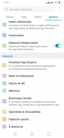 Válaszd az Újraindítás & visszaállítás lehetőséget.