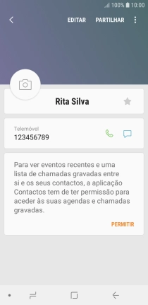 Prima a tecla de início para terminar e voltar ao ecrã inicial.