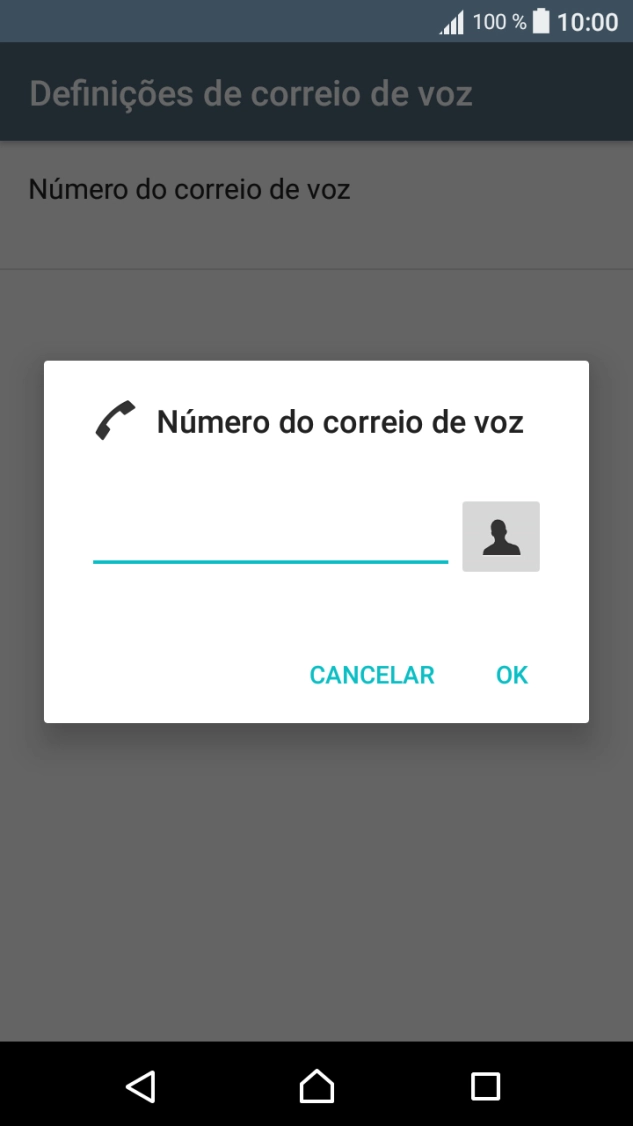 Introduza 123 e prima OK.