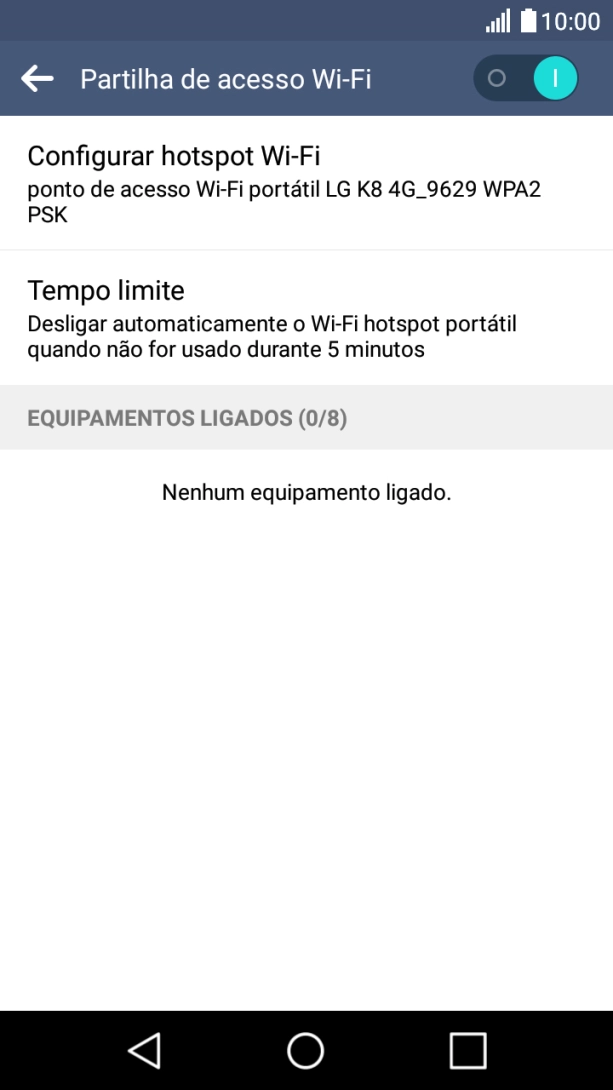 Prima a tecla de início para terminar e voltar ao ecrã inicial.