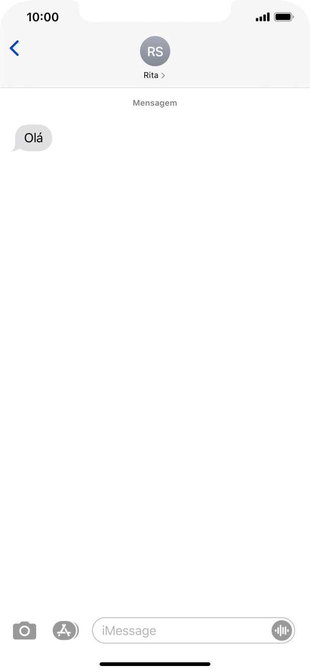 Para voltar ao ecrã inicial, deslize o dedo de baixo para cima a partir da base do ecrã.