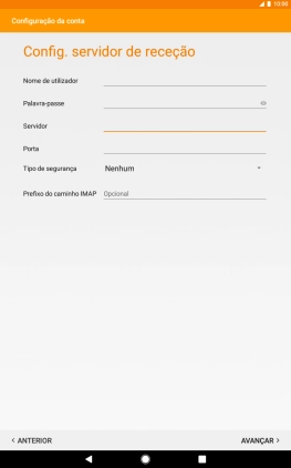 Prima a lista suspensa junto a 
