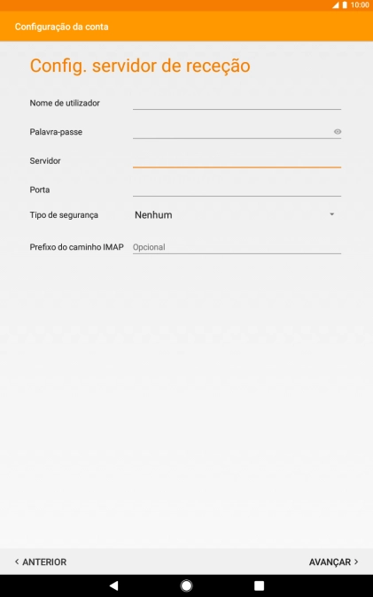 Prima a lista suspensa junto a 