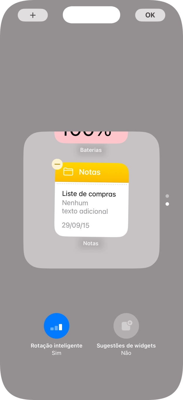 Prima Rotação inteligente para ativar ou desativar a função.