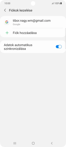 Válaszd a Fiók hozzáadása lehetőséget.