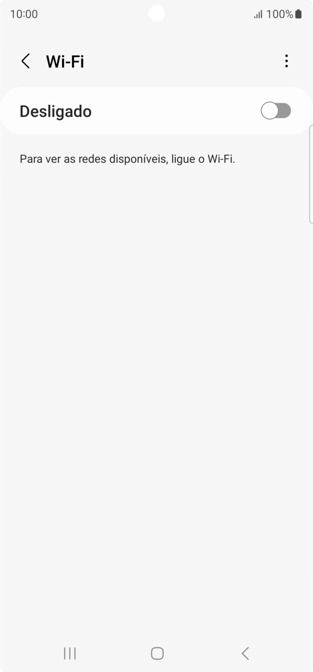 Prima o indicador para ativar a função.