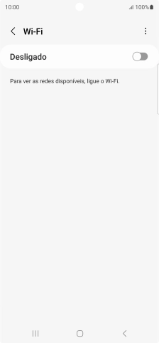 Prima o indicador para ativar a função.