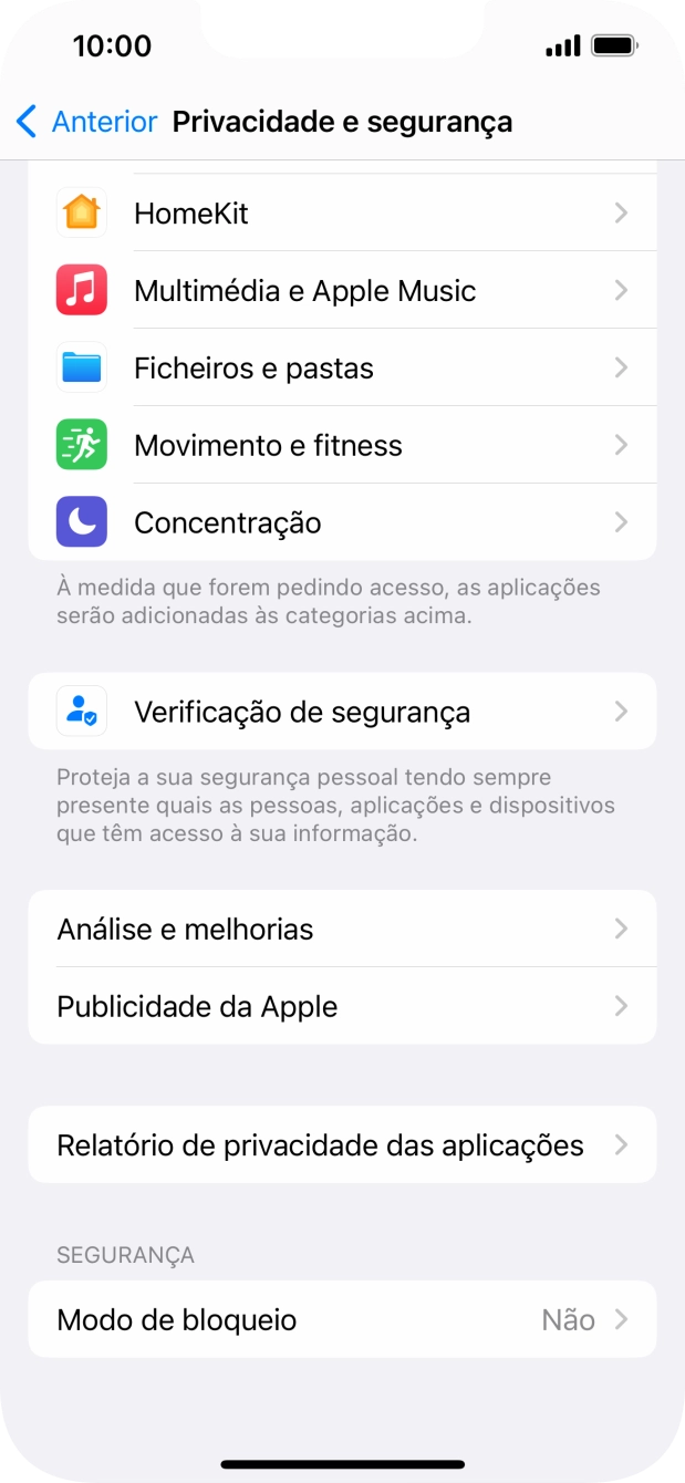 Prima Relatório de privacidade das aplicações.