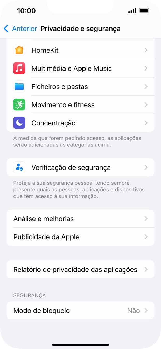 Prima Relatório de privacidade das aplicações.
