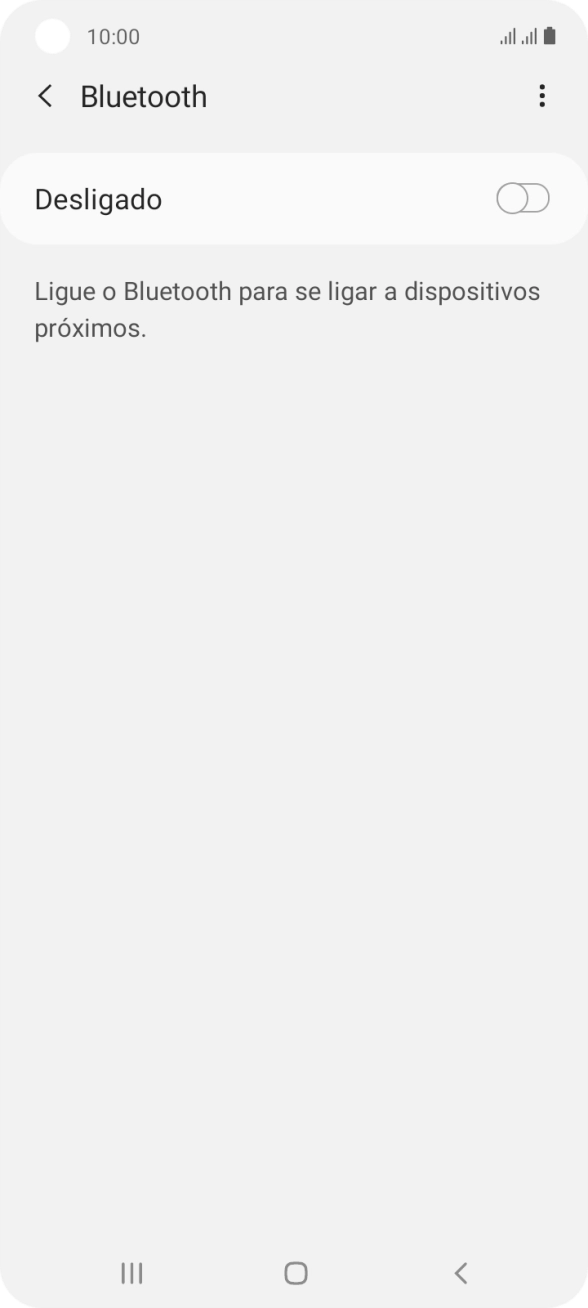 Prima o indicador para ativar a função.