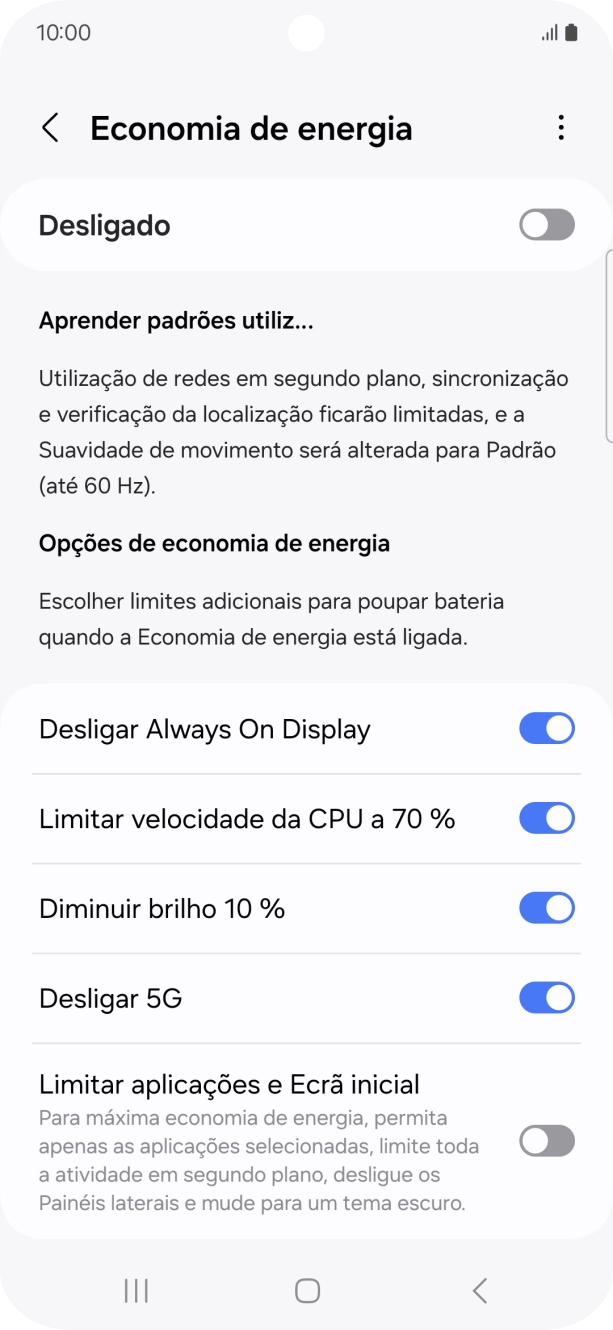 Prima os indicadores  junto das definições pretendidas.