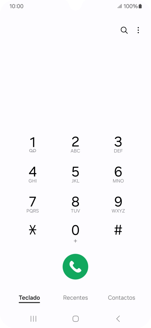 Prima o ícone de menu.