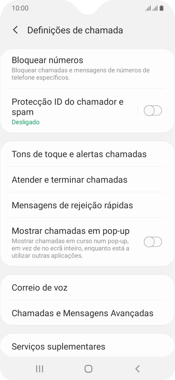 Prima Serviços suplementares.