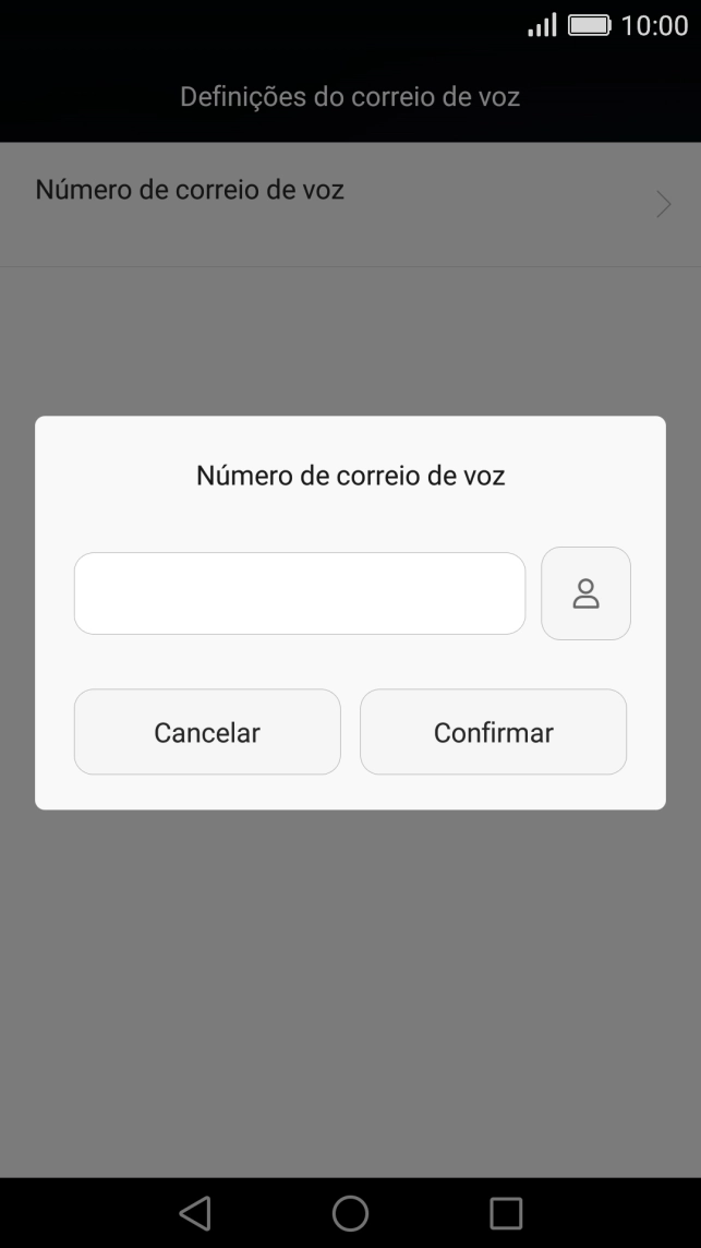 Introduza 123 e prima Confirmar.