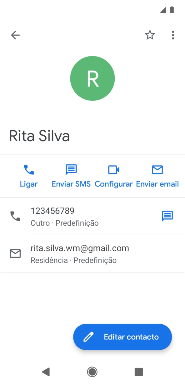 Prima o número pretendido.