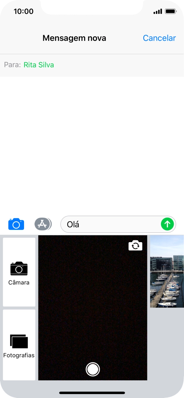 Prima Fotografias e vá até à pasta pretendida.