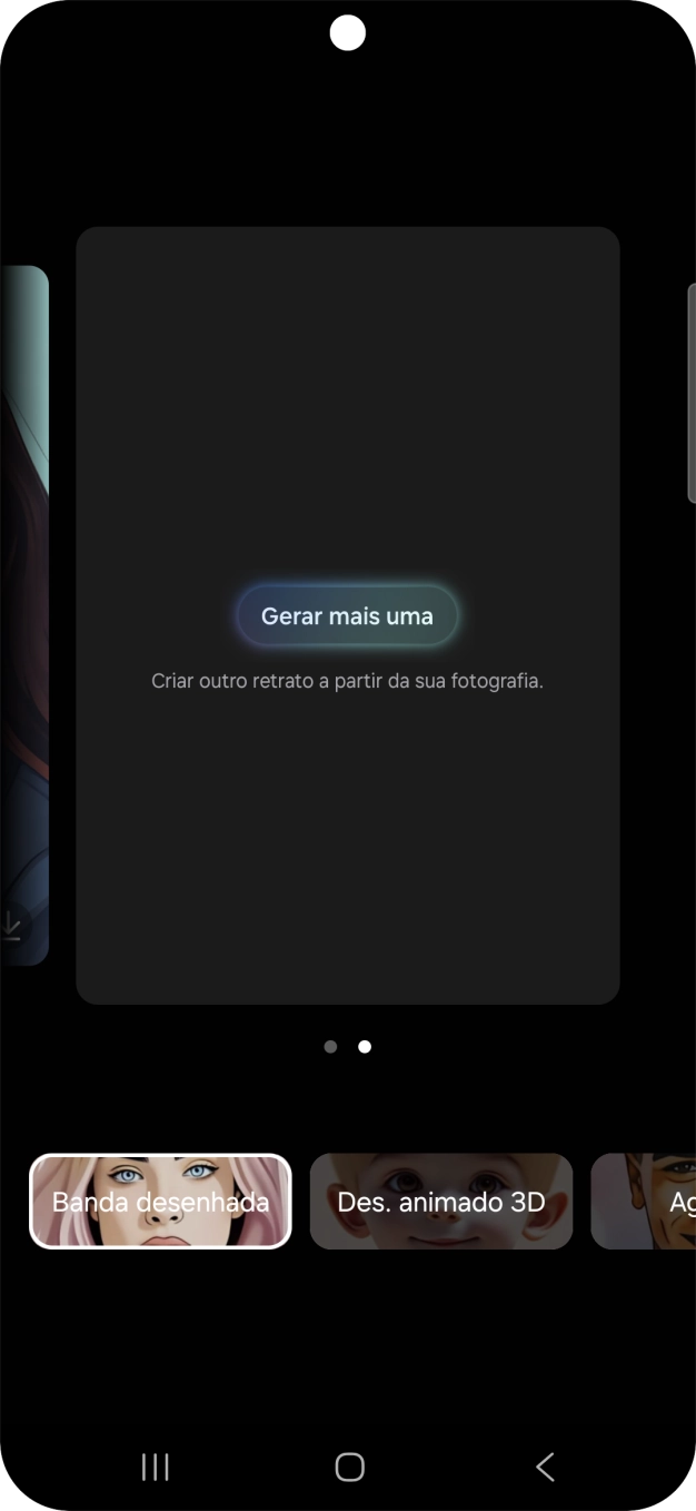 Prima Gerar mais uma para gerar uma nova sugestão de imagem.