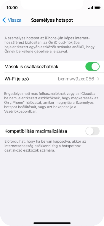 Húzd az ujjad felfelé a kijelző aljáról, hogy visszatérj a kezdőképernyőhöz.