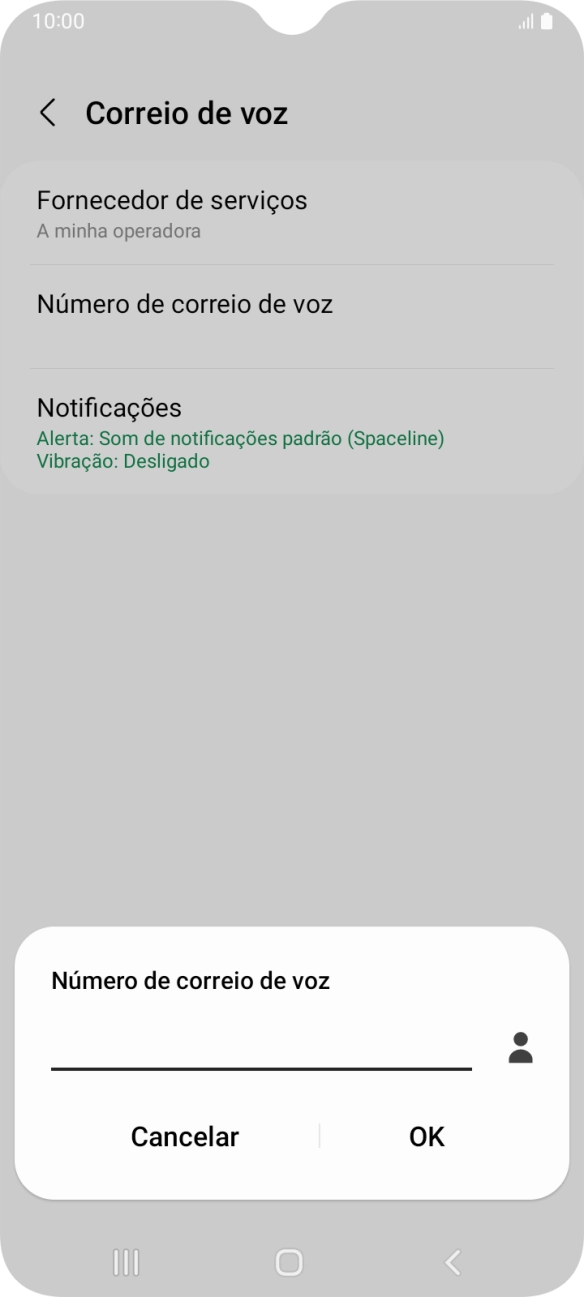 Introduza 123 e prima OK.