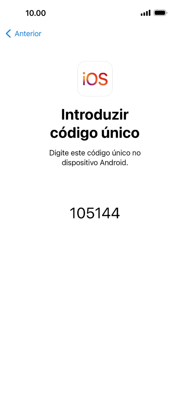 Siga as indicações no ecrã e na app 