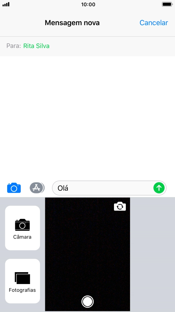Prima Fotografias e vá até à pasta pretendida.