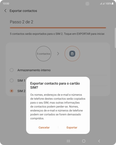 Prima Exportar.