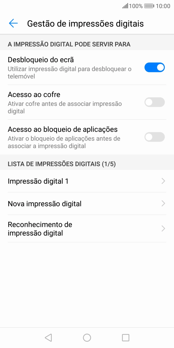 Prima a tecla de início para terminar e voltar ao ecrã inicial.