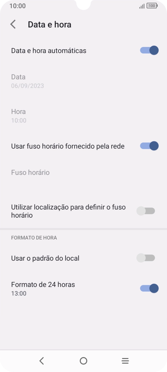 Prima a tecla de início para terminar e voltar ao ecrã inicial.