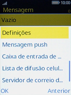 Escolha Servidor de correio de voz.