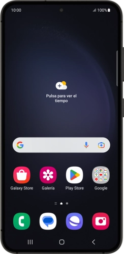 Imagen 1: Vista frontal del Samsung Galaxy S23 - Black
