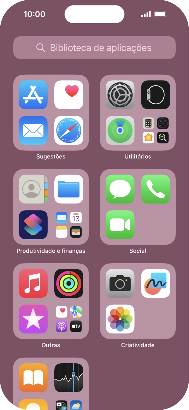 Prima a app pretendida.