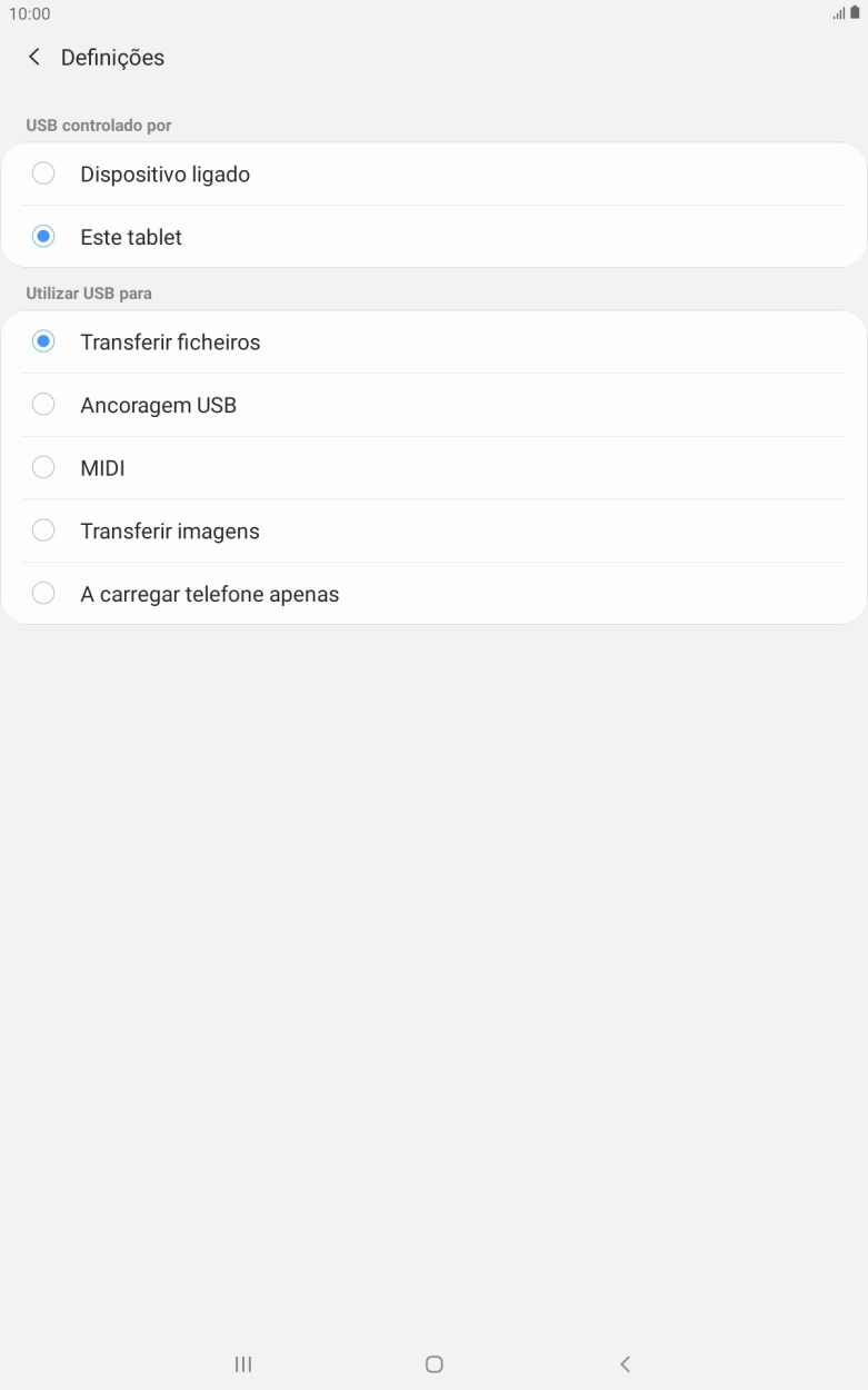 Prima Transferir ficheiros para ativar a função.