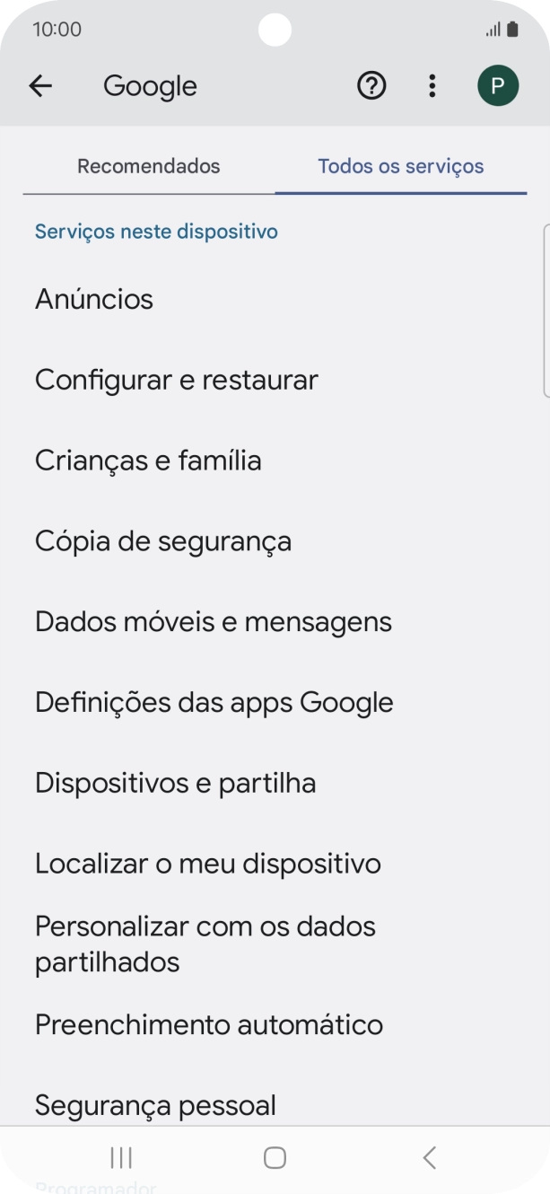 Prima Localizar o meu dispositivo.