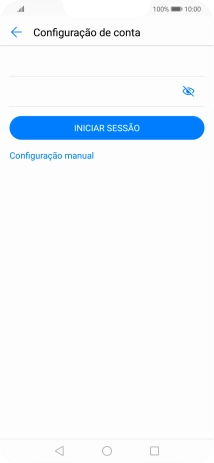 Prima INICIAR SESSÃO.