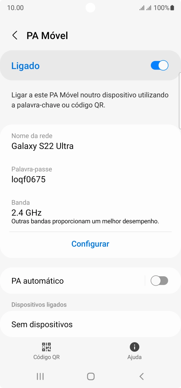 Prima a tecla de início para terminar e voltar ao ecrã inicial.