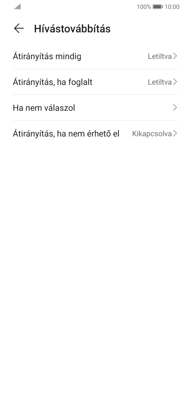 Húzd az ujjad felfelé a kijelző aljáról, hogy visszatérj a kezdőképernyőhöz.