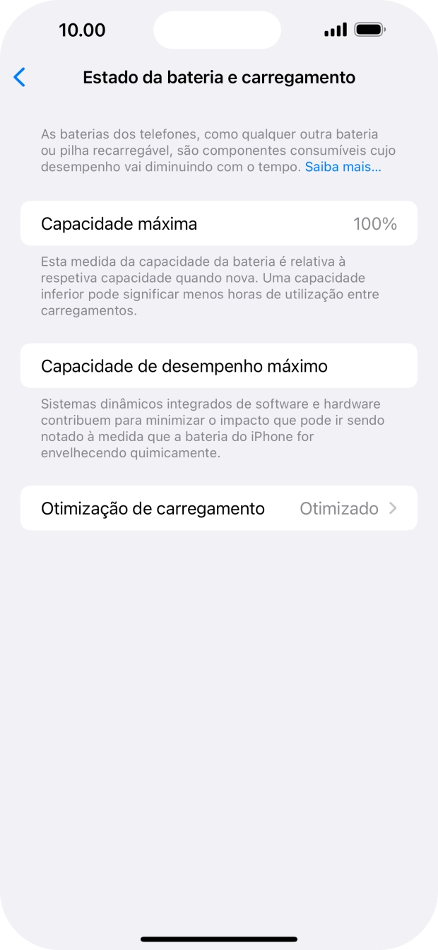 Prima Otimização de carregamento.