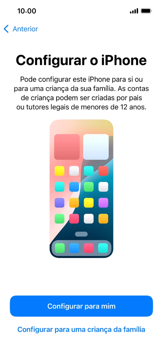 Prima Configurar para mim.