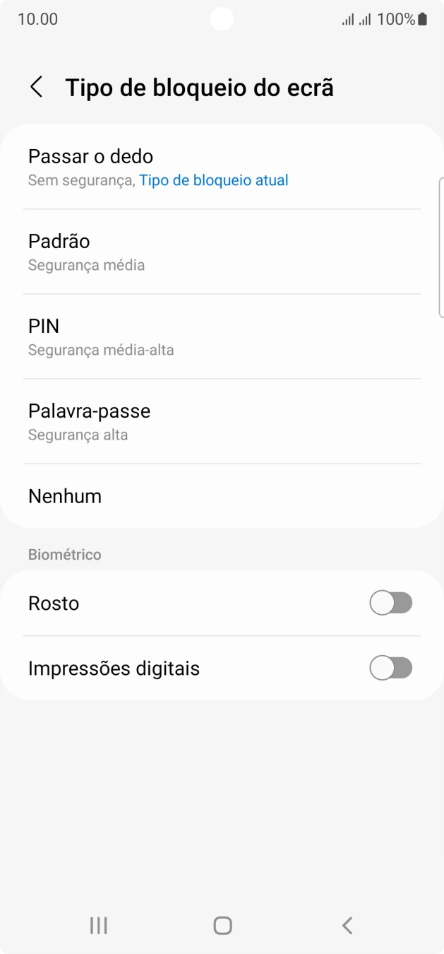 Prima Impressões digitais.